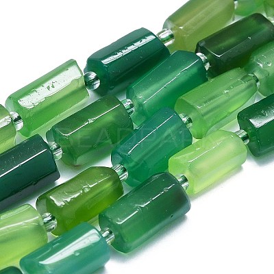 Natural Green Onyx Agate Beads Strands G-K245-I05-A01-1