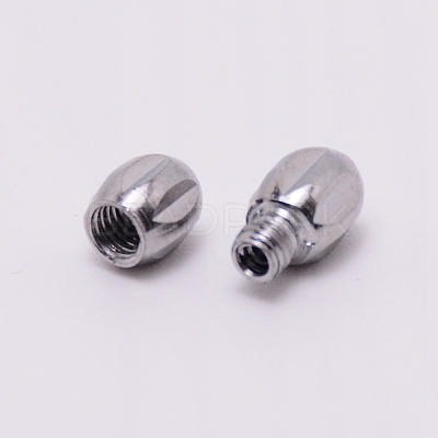 Brass Screw Clasps KK-WH0034-07P-1