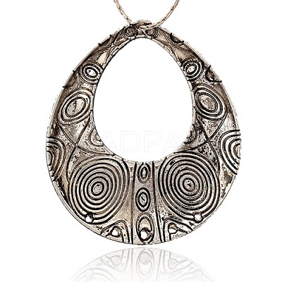 Tibetan Style Alloy Chandelier Links PALLOY-J082-05AS-1