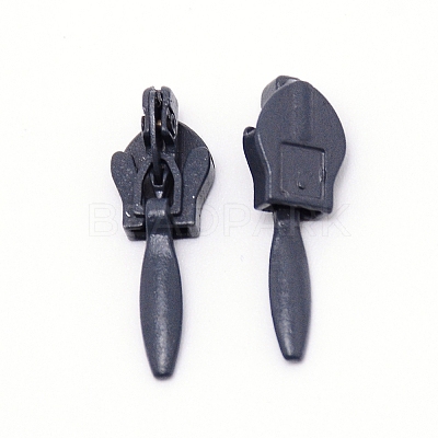 Iron Invisible Zipper Pull Slider Head IFIN-WH0057-09P-1