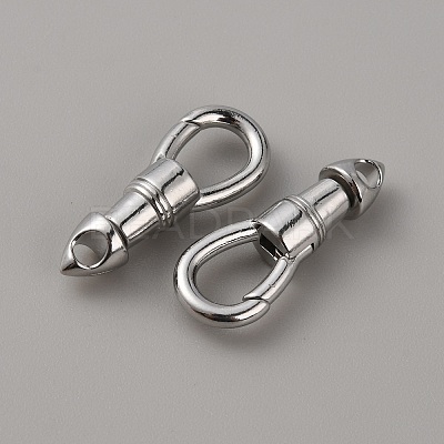 304 Stainless Steel Lobster Claw Clasps STAS-WH0044-19P-1