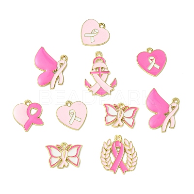 70Pcs 7 Styles Alloy Enamel Pendants FIND-CJ0007-41-1