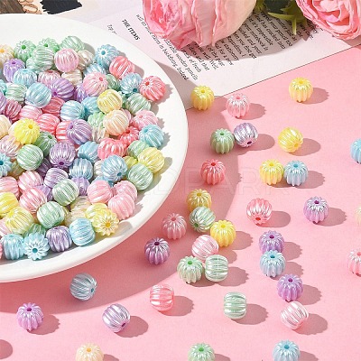 100G Imitation Pearl Acrylic Beads OACR-YW0003-84-1