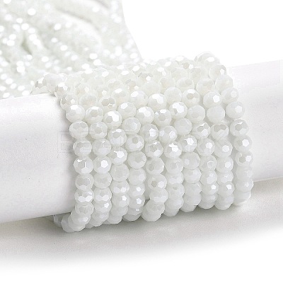 Electroplate Opaque Glass Beads Strands LS-EGLA-A035-P4mm-A01-1