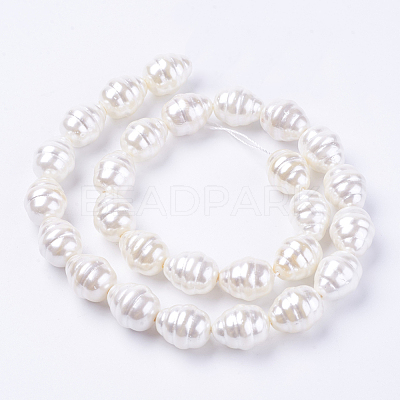 Shell Pearl Beads Strands BSHE-L035-D01-1