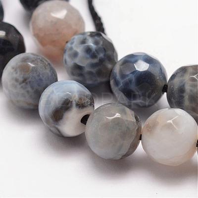 Natural Fire Crackle Agate Bead Strands G-K166-07F-8mm-05-1