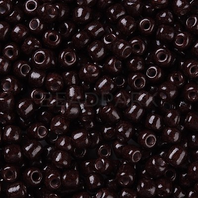 Baking Paint Glass Seed Beads SEED-US0003-4mm-K18-1