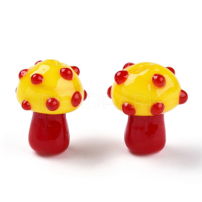 Handmade Lampwork Beads Strands X-LAMP-N024-09I-1