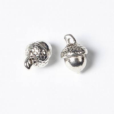 Autumn Theme Tibetan Style Alloy Pendants TIBEP-GC170-AS-RS-1