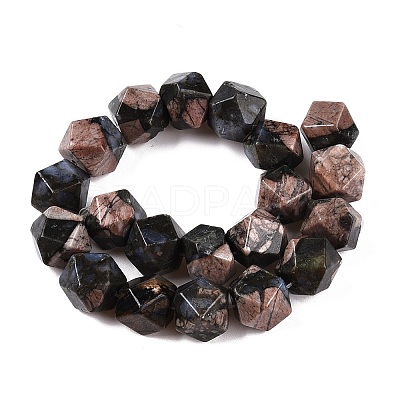Natural Glaucophane Beads Strands G-T138-34-1