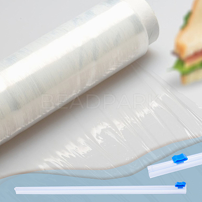 Plastic Reusable Cling Film Slide Cutter AJEW-WH0314-257B-1