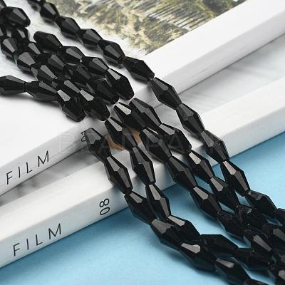 Opaque Glass Beads Strands GLAA-P001-03B-04-1