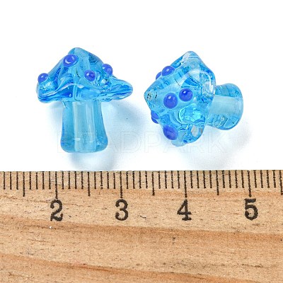 Handmade Bumpy Lampwork Beads X-LAMP-S067-01G-1