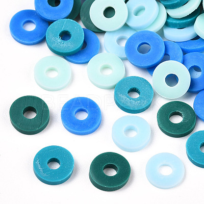 Handmade Polymer Clay Beads CLAY-T019-02B-1