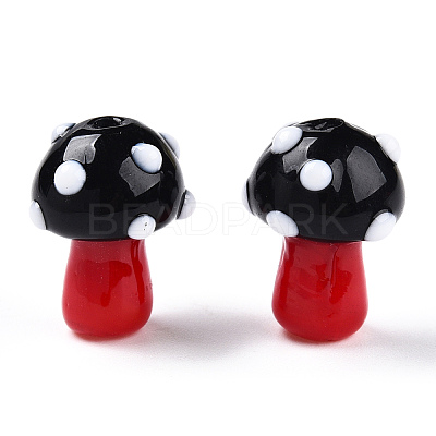 Handmade Lampwork Beads Strands X-LAMP-N024-09A-1