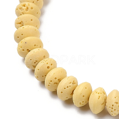 Synthetic Lava Rock Beads Strands G-B087-02A-05-1