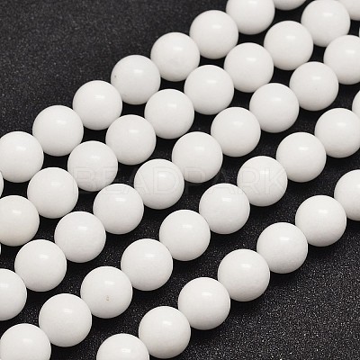 Natural Malaysia Jade Beads Strands G-A146-10mm-B01-1