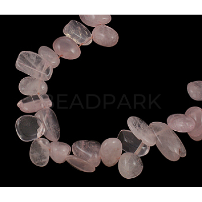 Natural Rose Quartz Beads Strands X-G505-034-1