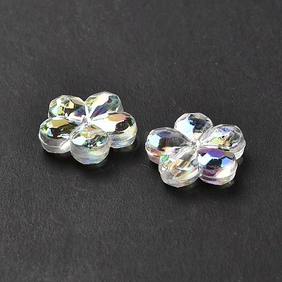 Transaparent Acrylic Beads PACR-H004-01A-1