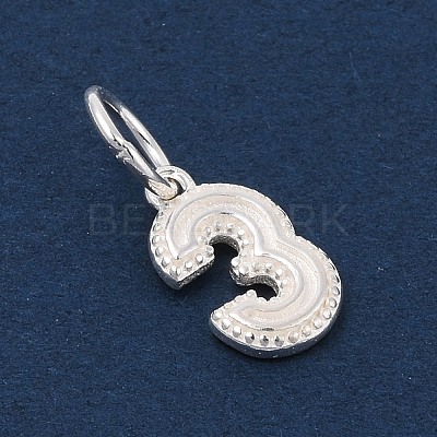 Number Series 925 Sterling Silver Charms LS-STER-Q002-01D-1