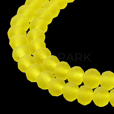 Transparent Glass Beads Strands EGLA-A034-T4mm-MD29-1