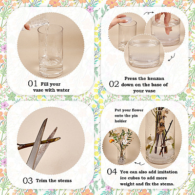 Plastic Flower Pin Frogs DIY-MB0002-03-1