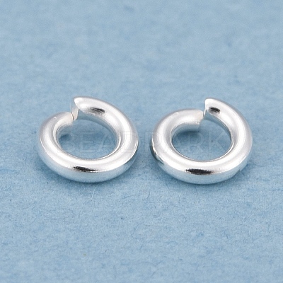 Rack Plating Brass Open Jump Rings X-KK-O139-18K-S-1