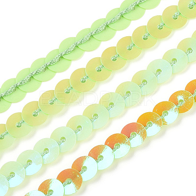 Lt.Green With AB Color Paillette/Sequins Roll X-BS85Y-1