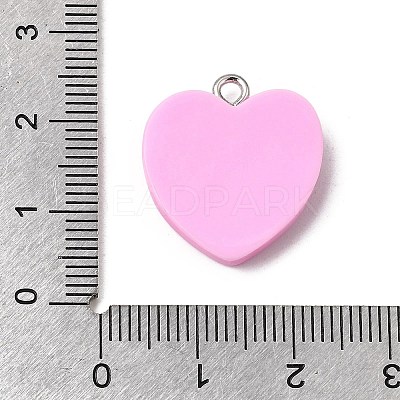 Opaque Resin Pendants RESI-C079-04C-01-1