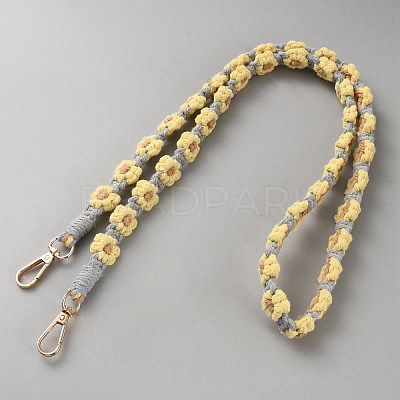 Cotton Rope Shoulder Phone Straps AJEW-WH20026-01G-1