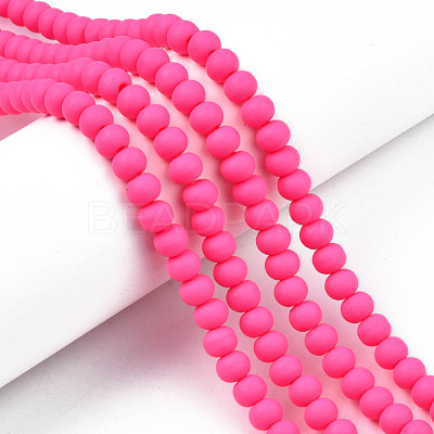 Handmade Polymer Clay Beads Strands CLAY-N008-053-09-1