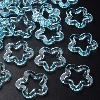 Transparent Acrylic Beads LS-MACR-S373-24-B08-1