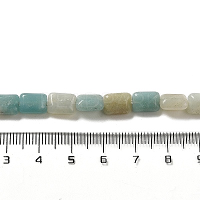 Natural Flower Amazonite Beads Strands G-G085-A09-01-1
