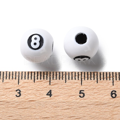 Acrylic Beads OACR-D301-02B-1
