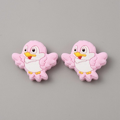 Bird Food Grade Eco-Friendly Silicone Beads LS-SIL-WH0018-003D-1