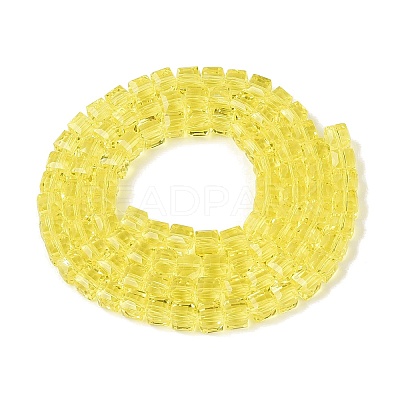 Transparent Glass Beads Strands LS-GLAA-R041-8x8mm-A01-1