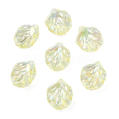 50Pcs Transparent Acrylic Pendants MACR-YW0004-17C-1