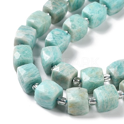 Natural Amazonite Beads Strands G-B065-A04-1
