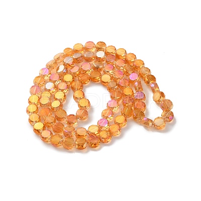 Electroplate Glass Beads Strands EGLA-C010-01A-HR01-1