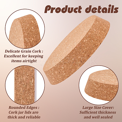 Cork Bottle Stoppers AJEW-WH0661-12B-1