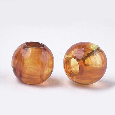 Acrylic European Beads OACR-S029-51I-1