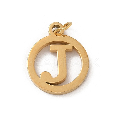 304 Stainless Steel Charms
with Jump Ring STAS-R001-02G-J-1