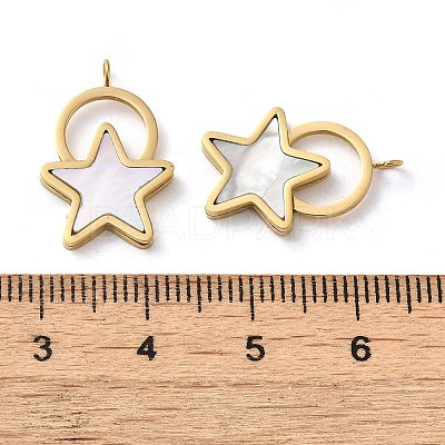304 Stainless Steel Pendants STAS-L022-298G-1