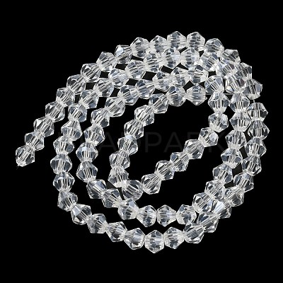 Transparent Electroplate Glass Beads Strands LS-GLAA-F029-3mm-C13-1