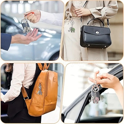 Alloy Rhinestone Keychain KEYC-YW00178-01-1