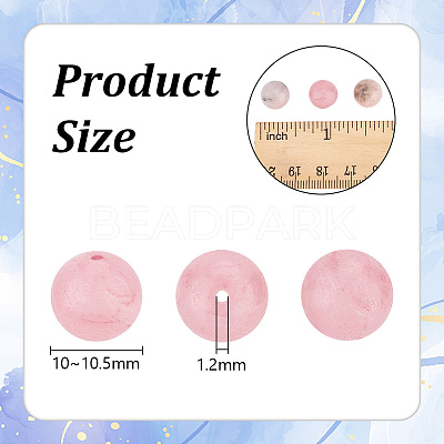 2 Strands Natural Cherry Blossom Agate Beads Strands G-OC0005-18-1