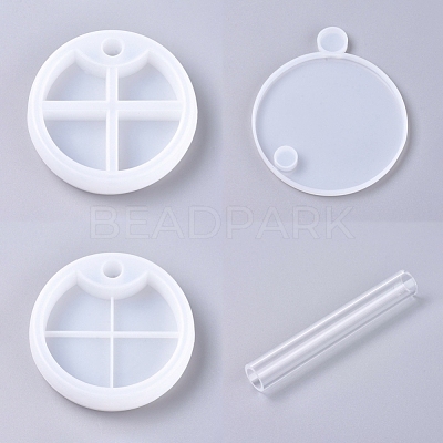 DIY Round Layered Rotating Storage Box Sets DIY-WH0163-15-1