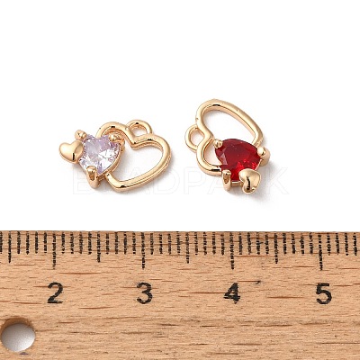 Brass Charms X-KK-C062-015G-1