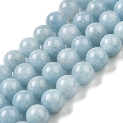 Dyed Natural Malaysia Jade Beads Strands G-G021-02C-20-1