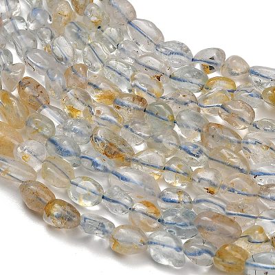 Natural Topaz Beads Strands LS-G-D108-A04-03-1
